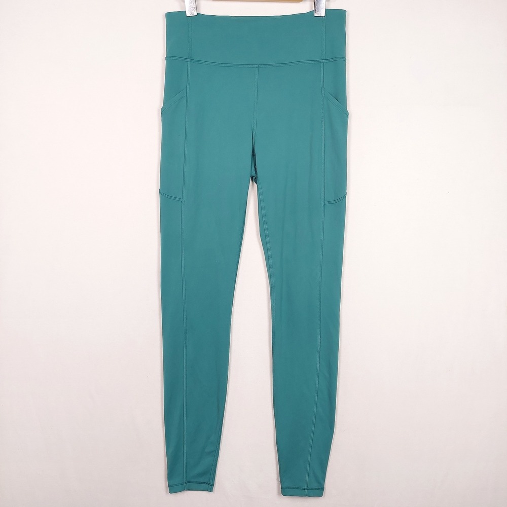 Lululemon Invigorate High-Rise Tight 28 Everlux Teal Green Leggings Size 8
